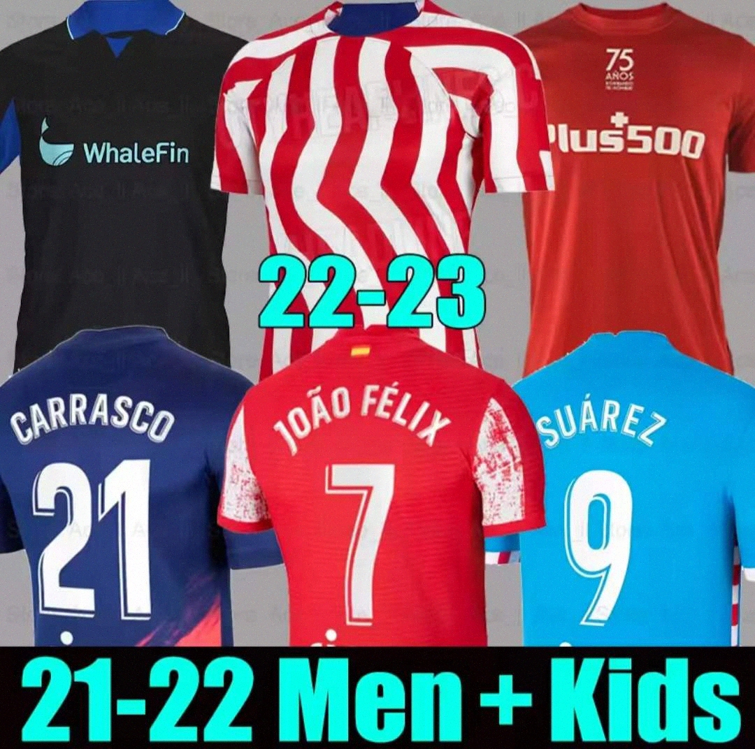 22 23 soccer jerseys SUAREZ ATLETICO JOAO FELIX MADRID Griezmann 2022 2023 M. LLORENTE KOKE CORREA CARRASCO R. DE PAUL 75th men kids kit camiseta foot r1Vy#, 22-23 home
22 23 soccer jerseys SUAREZ ATLETICO JOAO FELIX MADRID Griezmann 2022 2023 M. LLORENTE KOKE CORREA CARRASCO R. DE PAUL 75th men kids kit camiseta foot r1Vy#, 22-23 home
