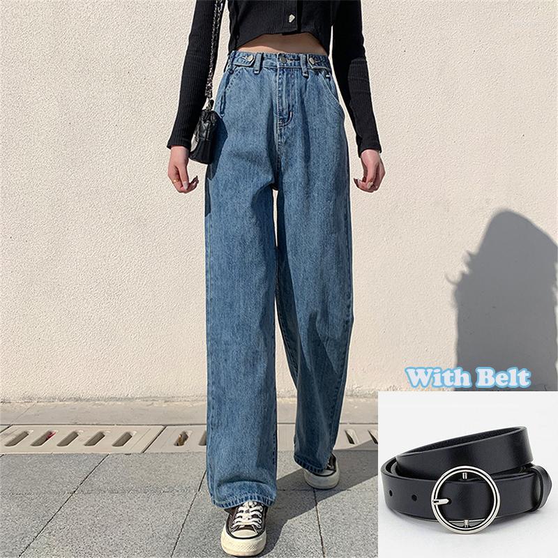 Women's Jeans Korean Style Pants Women Leisure Loose High Waist Vintage Wide Leg Jean All-Match Simple Full-Length With Belt, Only belt
Women's Jeans Korean Style Pants Women Leisure Loose High Waist Vintage Wide Leg Jean All-Match Simple Full-Length With Belt, Only belt