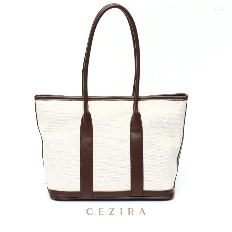 Evening Bags CEZIRA Casual Canvas PU Leather Patchwork Shoulder For Women Large Capacity Soft Tote Handbags Ladies Travel Shopping Purse, Brown
Evening Bags CEZIRA Casual Canvas PU Leather Patchwork Shoulder For Women Large Capacity Soft Tote Handbags Ladies Travel Shopping Purse, Brown