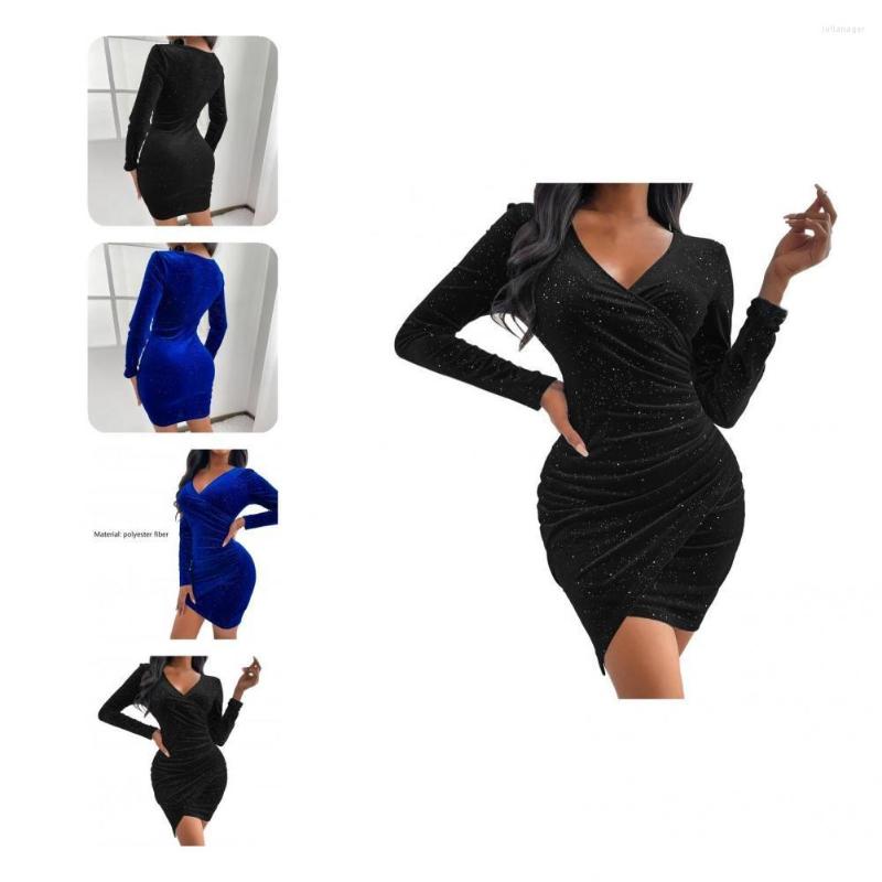 Casual Dresses Women Dress Gorgeous Pleated Above Knee Shiny Sheath For Parties, Black
Casual Dresses Women Dress Gorgeous Pleated Above Knee Shiny Sheath For Parties, Black