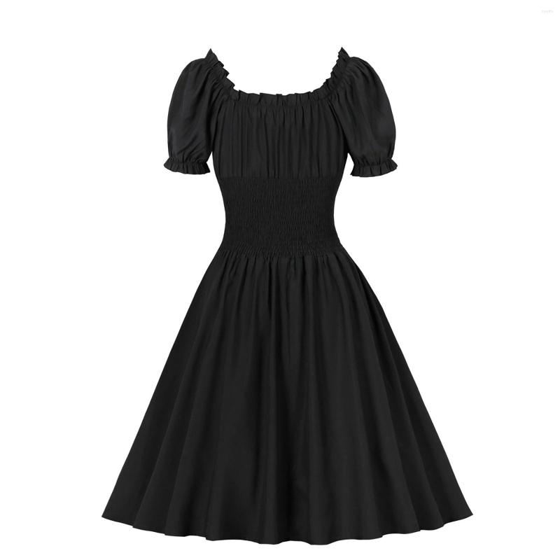 Casual Dresses Fashion Women' Temperament Solid Color One-Line Neck Sexy Swing Dress Ruffled For Women Oversized, Black
Casual Dresses Fashion Women' Temperament Solid Color One-Line Neck Sexy Swing Dress Ruffled For Women Oversized, Black