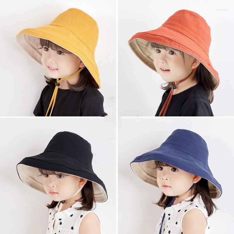 Hats Baby Summer Double-Sided Sun Protection Bucket Hat Shade Children's Fisherman Cap
Hats Baby Summer Double-Sided Sun Protection Bucket Hat Shade Children's Fisherman Cap