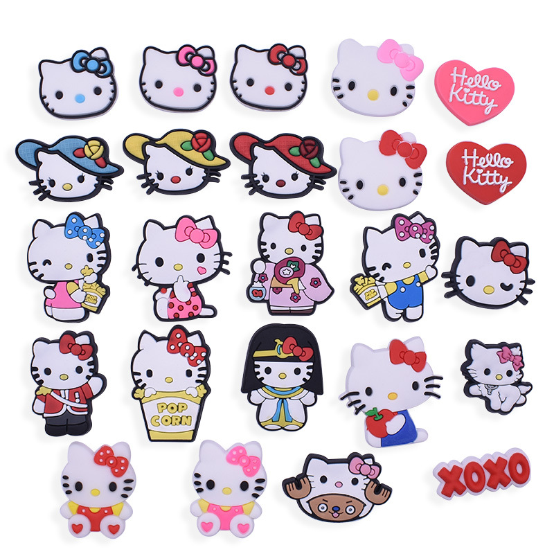 Anime charms wholesale cute kitty cats cartoon croc charms shoe accessories pvc decoration buckle soft rubber clog charms fast ship, Equally mixed colors
Anime charms wholesale cute kitty cats cartoon croc charms shoe accessories pvc decoration buckle soft rubber clog charms fast ship, Equally mixed colors