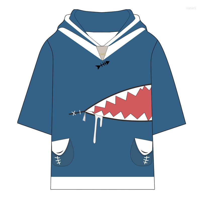 Men' Hoodies Game Hololive VTuber Hoodie Cosplay Gawr Gura Ookami Mio Thin Sweatshirt Tops
Men' Hoodies Game Hololive VTuber Hoodie Cosplay Gawr Gura Ookami Mio Thin Sweatshirt Tops