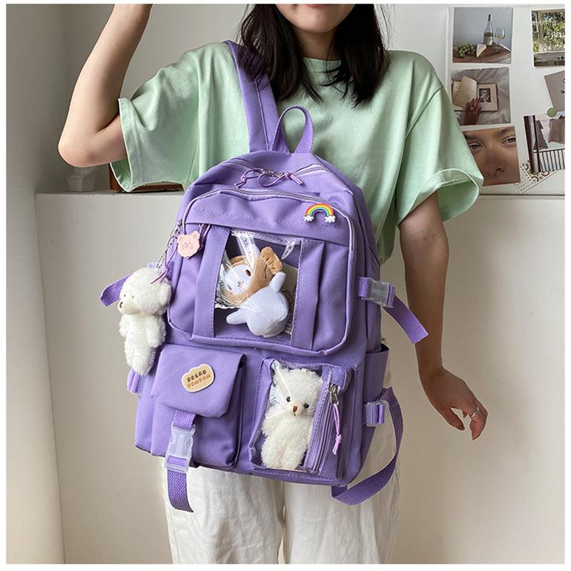 School Bags The 2022 High-capacity Han Edition Girls Backpack Bag In Junior High Students, Black
School Bags The 2022 High-capacity Han Edition Girls Backpack Bag In Junior High Students, Black