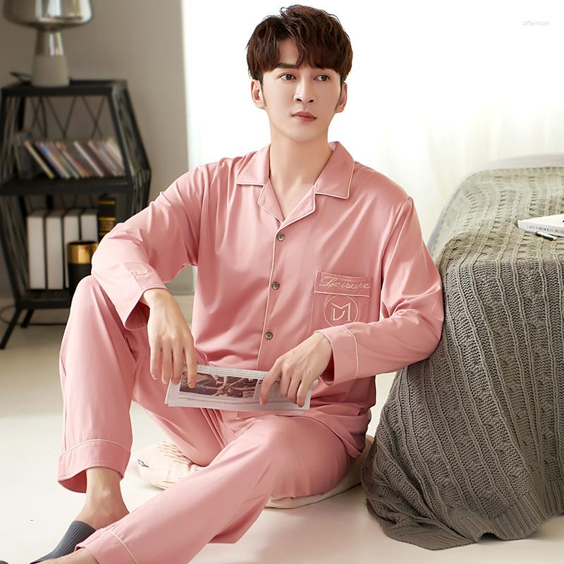 Men's Sleepwear Spring Men Pajamas Set Cotton Pyjamas Long Sleeve Turn-down Collar Cardigan Homewear Casual Soft 4XL Mens, Mp1914
Men's Sleepwear Spring Men Pajamas Set Cotton Pyjamas Long Sleeve Turn-down Collar Cardigan Homewear Casual Soft 4XL Mens, Mp1914