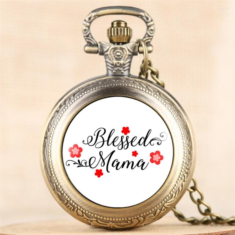 Pocket Watches Vintage Lady Quartz Watch Blessed Mama Design Necklace Bronze Pendant Clock Full Special Mother's Day Gifts Reloj, Model 1
Pocket Watches Vintage Lady Quartz Watch Blessed Mama Design Necklace Bronze Pendant Clock Full Special Mother's Day Gifts Reloj, Model 1