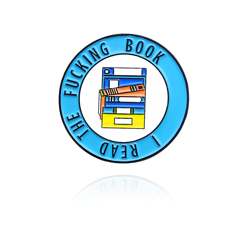 Round Alloy Brooches for Girls Fashion Letter I READ THE BOOK Enamel Pins Creative Personality Blue Badge Gift Bag Accessories
Round Alloy Brooches for Girls Fashion Letter I READ THE BOOK Enamel Pins Creative Personality Blue Badge Gift Bag Accessories