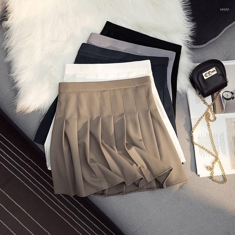 Skirts Clubwear Khaki Korean Fashion Summer Women Solid A Line High Waist Sexy Casual Preppy Style Vacation Girl Female Pleated, Color 5
Skirts Clubwear Khaki Korean Fashion Summer Women Solid A Line High Waist Sexy Casual Preppy Style Vacation Girl Female Pleated, Color 5