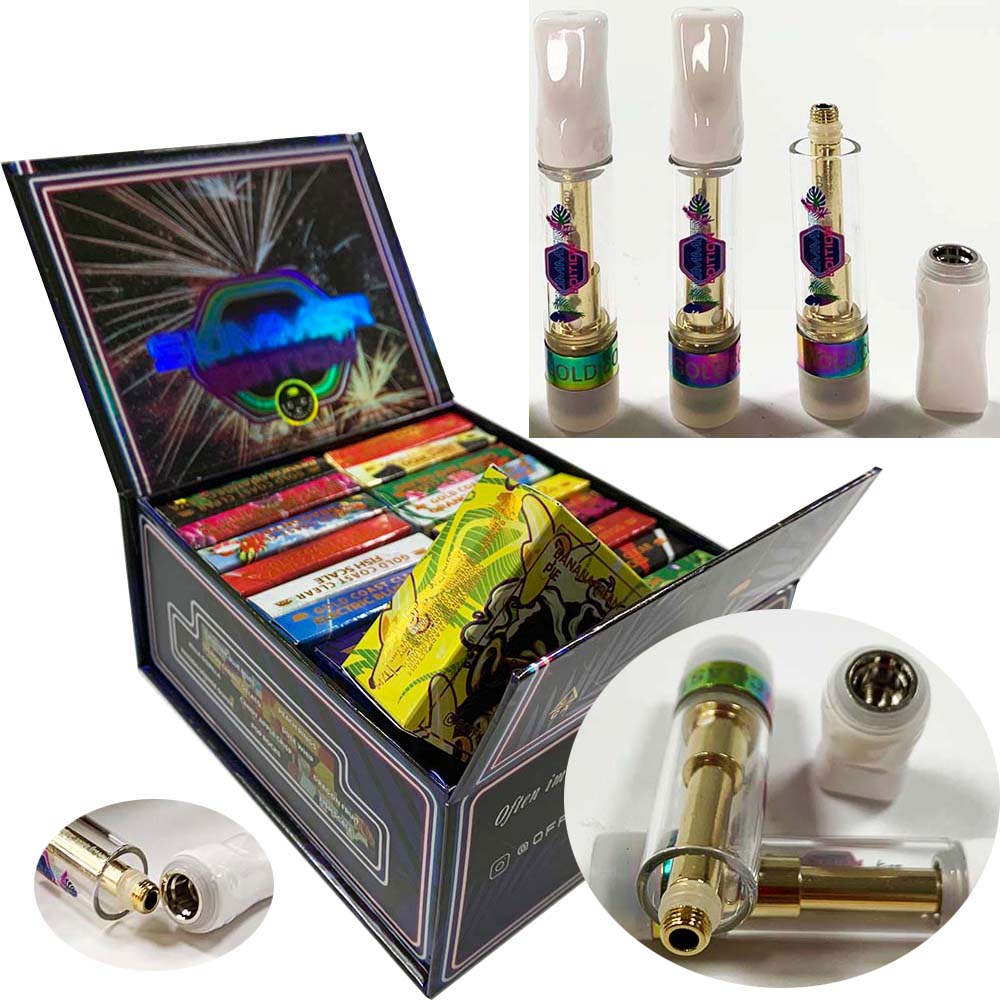 New Gold Coast Clear Vape Cartridges GCC Summer Edition Atomizers E Cigarettes Vaporizer 10 Strains 0.8ml 1.0ml Thick Oil Carts 510 Thread Ceramic Coil with Packaging
New Gold Coast Clear Vape Cartridges GCC Summer Edition Atomizers E Cigarettes Vaporizer 10 Strains 0.8ml 1.0ml Thick Oil Carts 510 Thread Ceramic Coil with Packaging