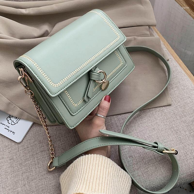 Evening Bags Chain Flap For Women Crossbody Shoulder Bag PU Leather Ladies Handbag 2022 Trendy Luxury Female Messenger Bolsas Green, Black 
Evening Bags Chain Flap For Women Crossbody Shoulder Bag PU Leather Ladies Handbag 2022 Trendy Luxury Female Messenger Bolsas Green, Black