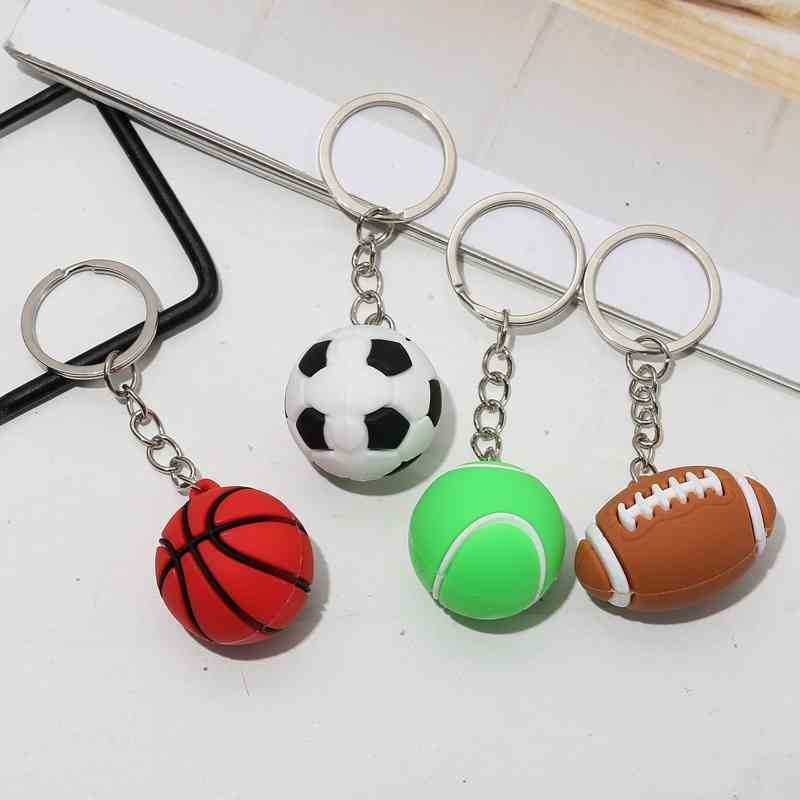 Keychains New mini basketball football key simulated sporting goods activity gift
Keychains New mini basketball football key simulated sporting goods activity gift