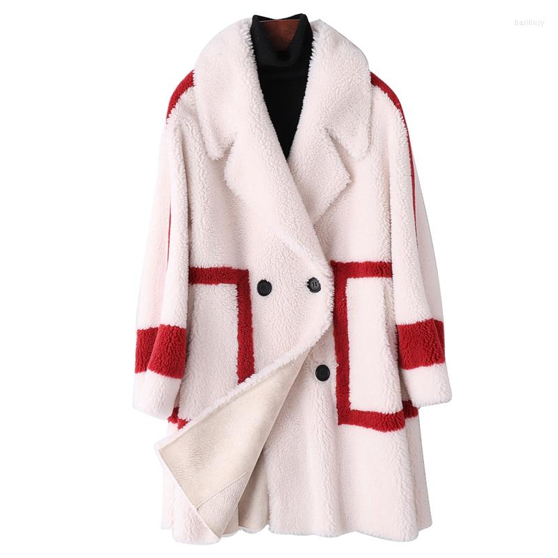 Women's Fur Real Wool Coat Autumn Winter Women Trench Outerwear Coats Overcoat VF7073, Beige
Women's Fur Real Wool Coat Autumn Winter Women Trench Outerwear Coats Overcoat VF7073, Beige