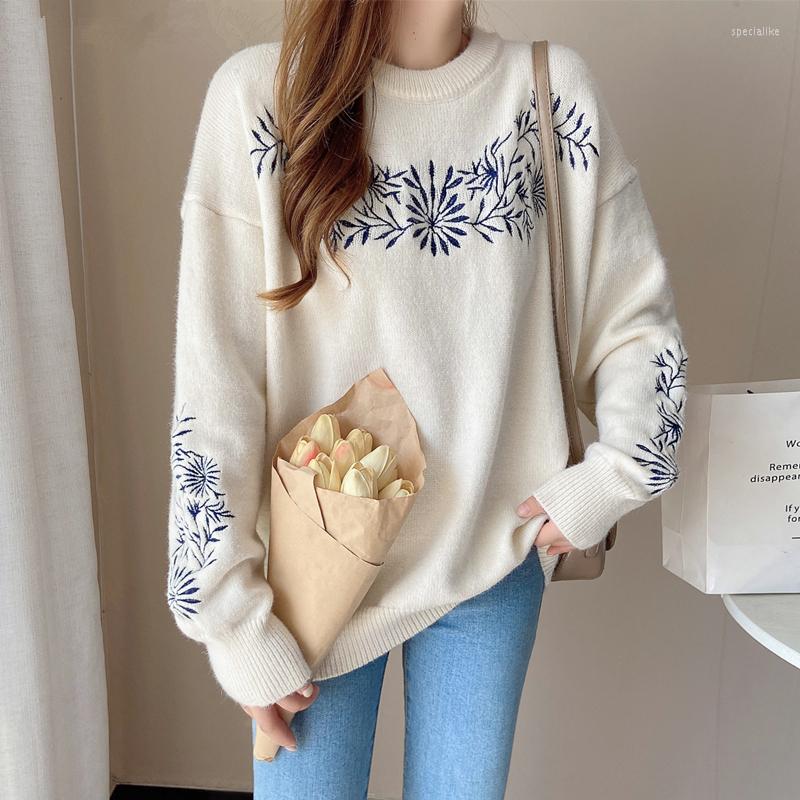Women's Sweaters 2022 Autunm Winter Women Pullovers Embroidery Oversized Vintage Fashionable Elegant Wild Tops, Beige
Women's Sweaters 2022 Autunm Winter Women Pullovers Embroidery Oversized Vintage Fashionable Elegant Wild Tops, Beige