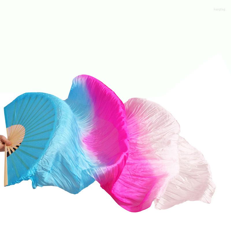 Stage Wear 1 Piece Imitation Silk Fan Belly Dance Colorful Handmade Dyed Dancing Performance Props For Children Adults Long Fans, 1pc left hand-5
Stage Wear 1 Piece Imitation Silk Fan Belly Dance Colorful Handmade Dyed Dancing Performance Props For Children Adults Long Fans, 1pc left hand-5