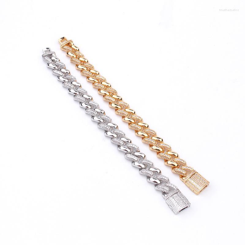 Charm Bracelets Hip Hop Blending Out Men's Rap Singer BRACELET COPPER Zircon Set Miami Cuban Chain Link Jewelry L0580Charm CharmCharm
Charm Bracelets Hip Hop Blending Out Men's Rap Singer BRACELET COPPER Zircon Set Miami Cuban Chain Link Jewelry L0580Charm CharmCharm