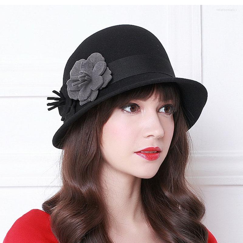 Berets Fibonacci Hats For Women Winter Fedoras Elegant Female Fashion Felt Cap Ladies Bucket Irregular Brim Floral Wool Fedora HatBerets, Black
Berets Fibonacci Hats For Women Winter Fedoras Elegant Female Fashion Felt Cap Ladies Bucket Irregular Brim Floral Wool Fedora HatBerets, Black