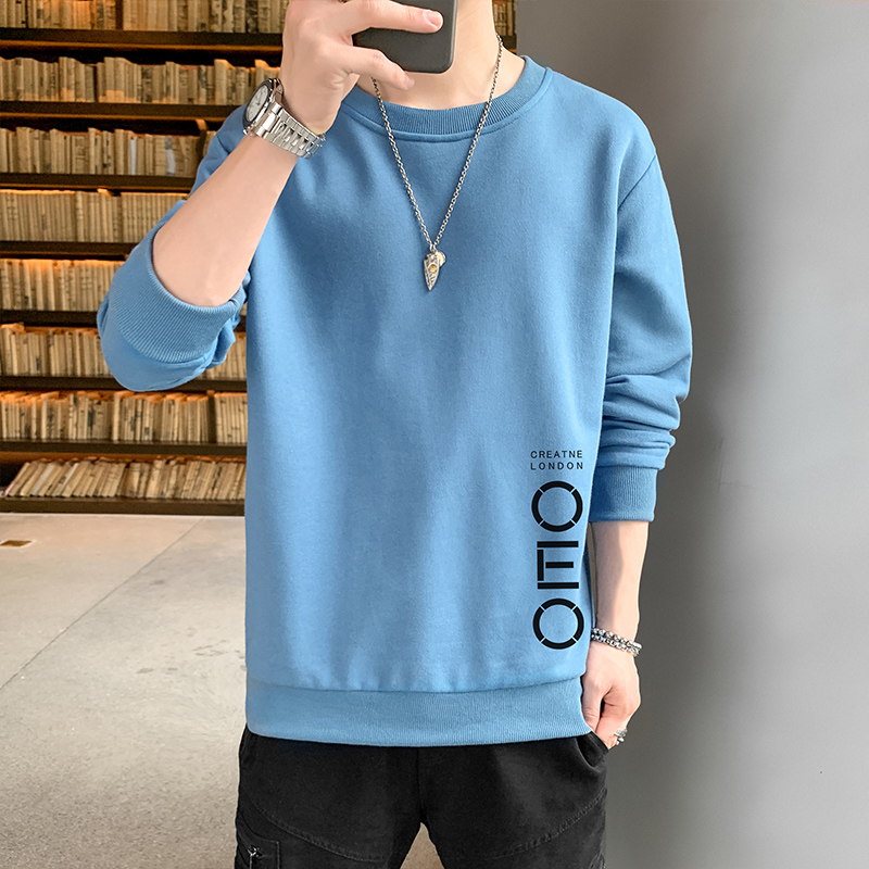 Korean Fashion Men Sweatshirt Letter Print Solid Color Polyester Men Spring and Autumn Casual Long Sleeve Crewneck, White
Korean Fashion Men Sweatshirt Letter Print Solid Color Polyester Men Spring and Autumn Casual Long Sleeve Crewneck, White