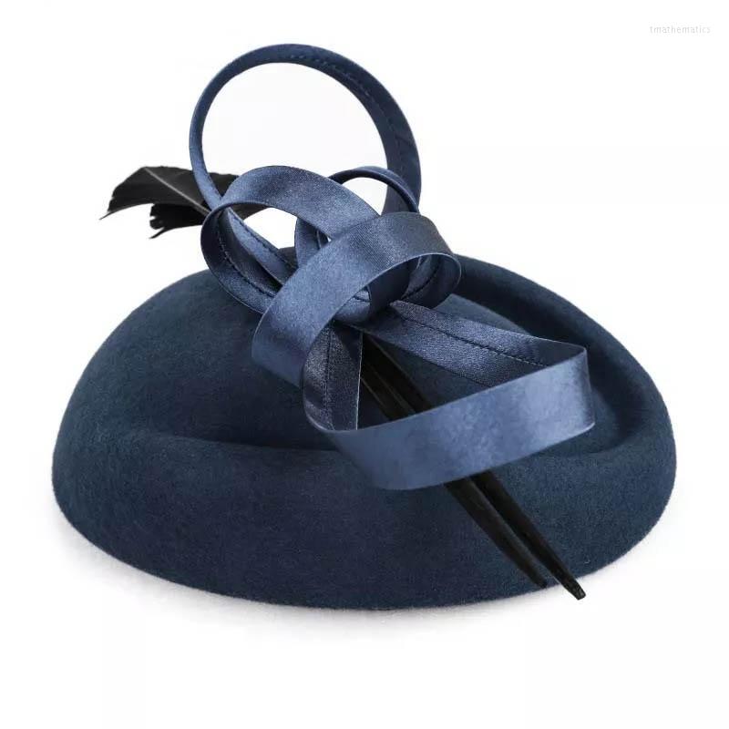 Berets Headdress Female Fedoras Wool Felt Hat Stereoscopic Floral Women Wedding Banquet Fedora HatsBerets, Blue
Berets Headdress Female Fedoras Wool Felt Hat Stereoscopic Floral Women Wedding Banquet Fedora HatsBerets, Blue