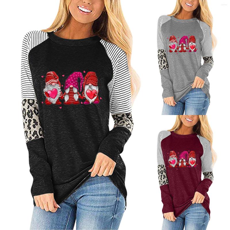 Women' T Shirts Women Casual O-Neck Leopard Splicing Valentine' Day Printing Long Sleeve Top T-Shirt Blouse Tee Fashion, Black
Women' T Shirts Women Casual O-Neck Leopard Splicing Valentine' Day Printing Long Sleeve Top T-Shirt Blouse Tee Fashion, Black