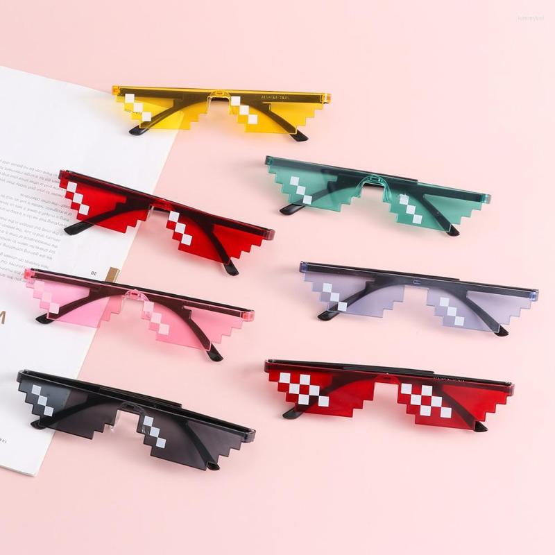 Sunglasses Gift Cosplay Halloween Men & Women Gamer Robot Party Glasses Shades Pixelated Mosaic
Sunglasses Gift Cosplay Halloween Men & Women Gamer Robot Party Glasses Shades Pixelated Mosaic