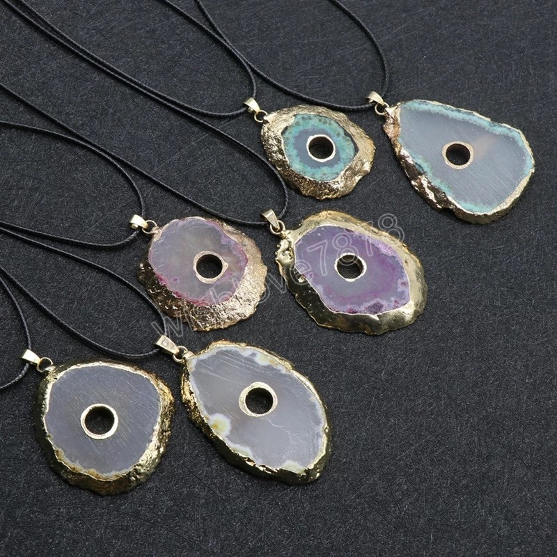 Retro Reiki Healing Jewelry Chakra Agat Necklace Crystal Quartz Pendant Natural Onyx Agates Pendants Necklaces
Retro Reiki Healing Jewelry Chakra Agat Necklace Crystal Quartz Pendant Natural Onyx Agates Pendants Necklaces