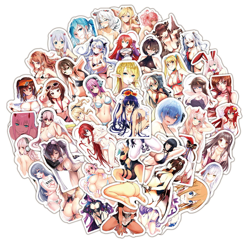50Pcs Hentai Sexy Anime Stickers Kawaii Hot Lady Loli Vinyl Sticker Waterproof Aesthetic Decals for Teens Boys Adults, Multi colors
50Pcs Hentai Sexy Anime Stickers Kawaii Hot Lady Loli Vinyl Sticker Waterproof Aesthetic Decals for Teens Boys Adults, Multi colors