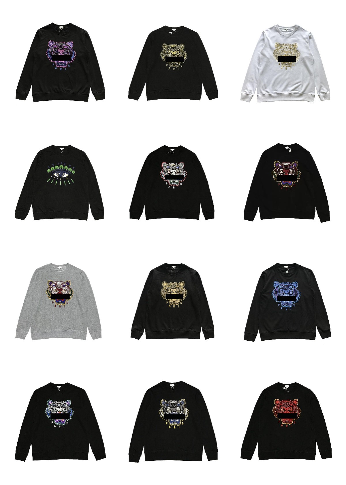 Fashion Designer Mens Womens Hoodie Tiger Head Embroidery Printed Round Neck Pullover Autumn Winter Loose High Street Classic Tops Size, Consultative service
Fashion Designer Mens Womens Hoodie Tiger Head Embroidery Printed Round Neck Pullover Autumn Winter Loose High Street Classic Tops Size, Consultative service
