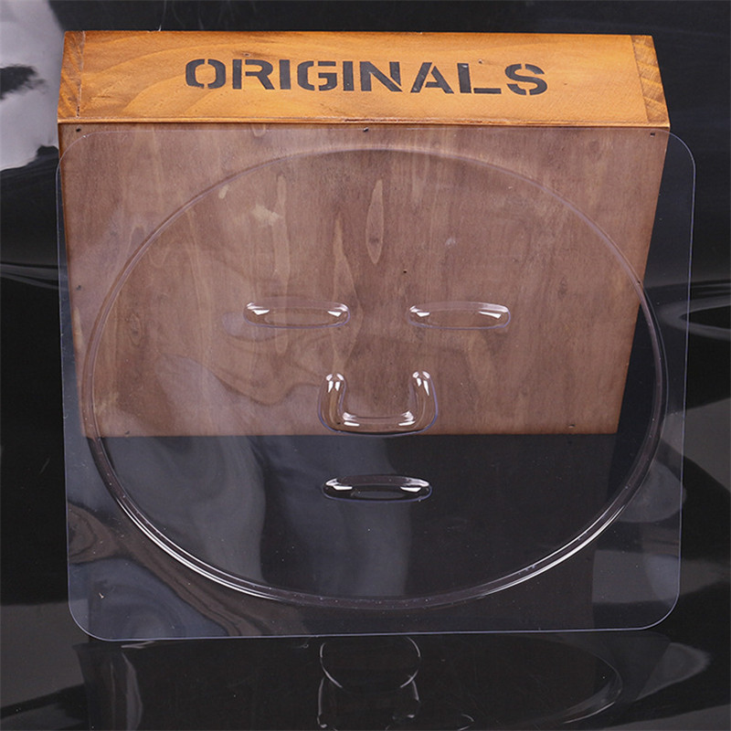 300Pcs PVC Transparent Facial Mask Mold Tray Plate Clear DIY Skin Film Plastic Sheet Care Beauty Makeup Seaweed Mud Care Facemask Tool Accessories H77