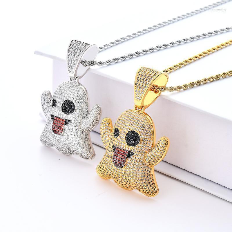Pendant Necklaces Necklace Hip Hop Iced Out Jewelry Silver Gold Color Plated 3A Cubic Zirconia Ghost Face
Pendant Necklaces Necklace Hip Hop Iced Out Jewelry Silver Gold Color Plated 3A Cubic Zirconia Ghost Face