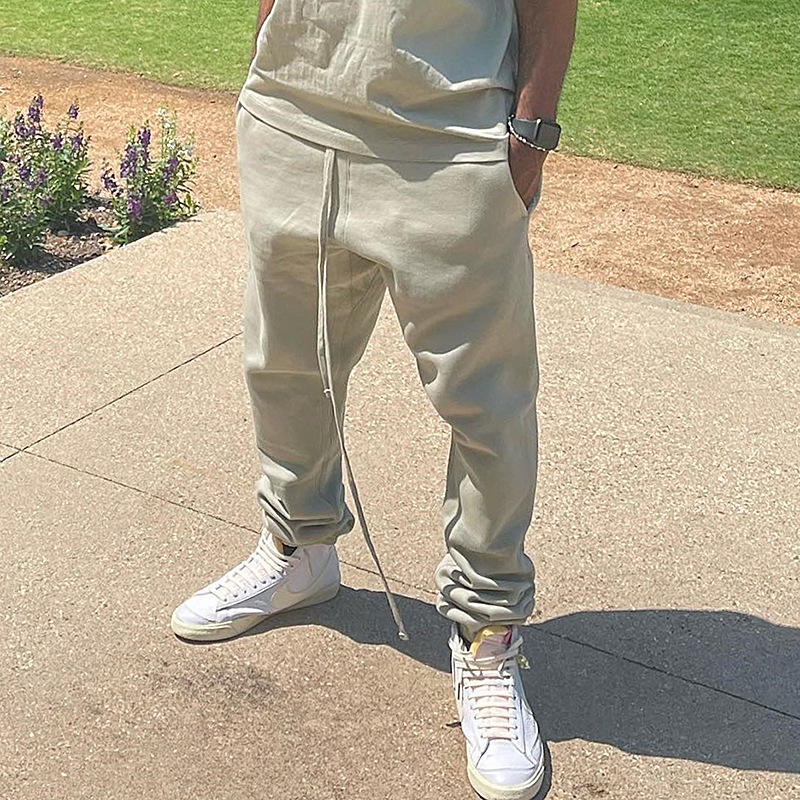 Mens Pants White Flocking Lettering Sweatpants Casual Long Fleeced Sweat Pants Joggers Trousers Men Women Hip Hop Streetwear MG220332