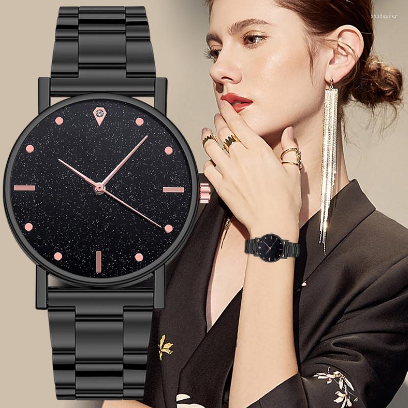 Wristwatches Women Fashion Luxury Stainless Steel Strap Starry SkyAnalog Quartz Wrist Watch, 05
Wristwatches Women Fashion Luxury Stainless Steel Strap Starry SkyAnalog Quartz Wrist Watch, 05