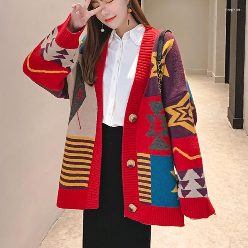 Women's Knits Winter Women Fashion Outside Sweater Single-breasted Middle Cardigan Plaid Suits Ladies Casual Loose Regular Bottons Knitwear, Blue
Women's Knits Winter Women Fashion Outside Sweater Single-breasted Middle Cardigan Plaid Suits Ladies Casual Loose Regular Bottons Knitwear, Blue