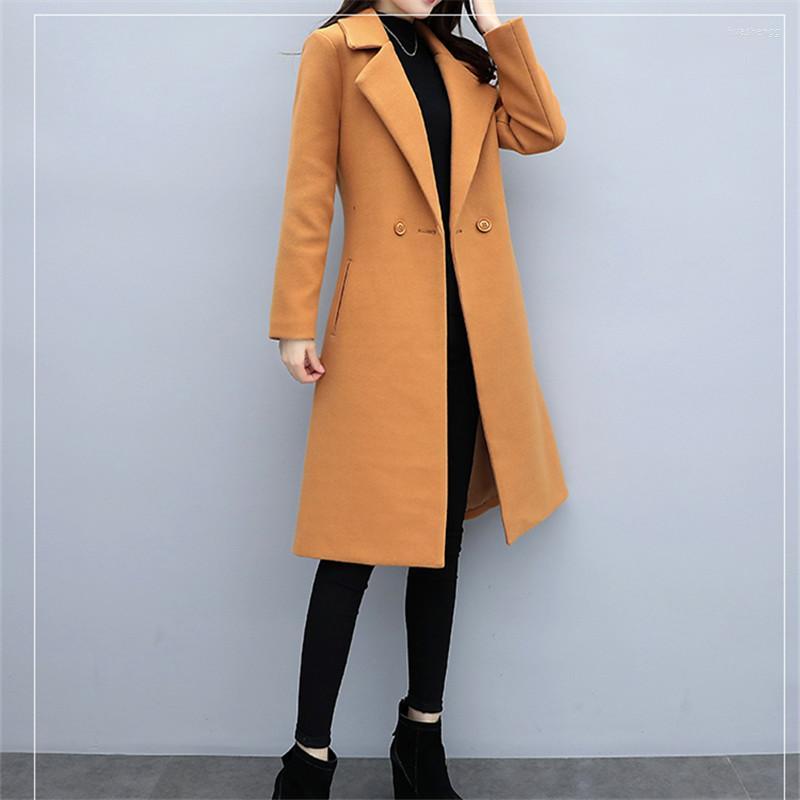 Women' Wool Women' & Blends 2022 High-End Mid-Length Woolen Coat Female Clothes Autumn Winter Korean Long Sleeve Jacket Women Slim, Red
Women' Wool Women' & Blends 2022 High-End Mid-Length Woolen Coat Female Clothes Autumn Winter Korean Long Sleeve Jacket Women Slim, Red