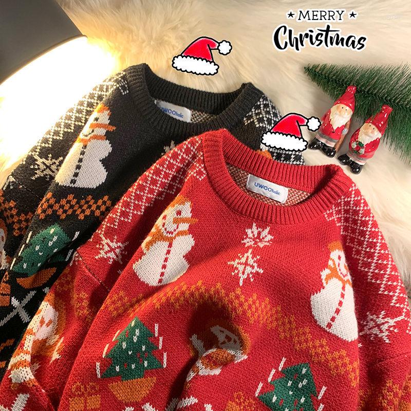 Women's Sweaters EBAIHUI Woman Christmas Loose O Neck Pullover Snowman And Trees Print Festival Jumper Knitted Korean Fashion Sweater, Black
Women's Sweaters EBAIHUI Woman Christmas Loose O Neck Pullover Snowman And Trees Print Festival Jumper Knitted Korean Fashion Sweater, Black
