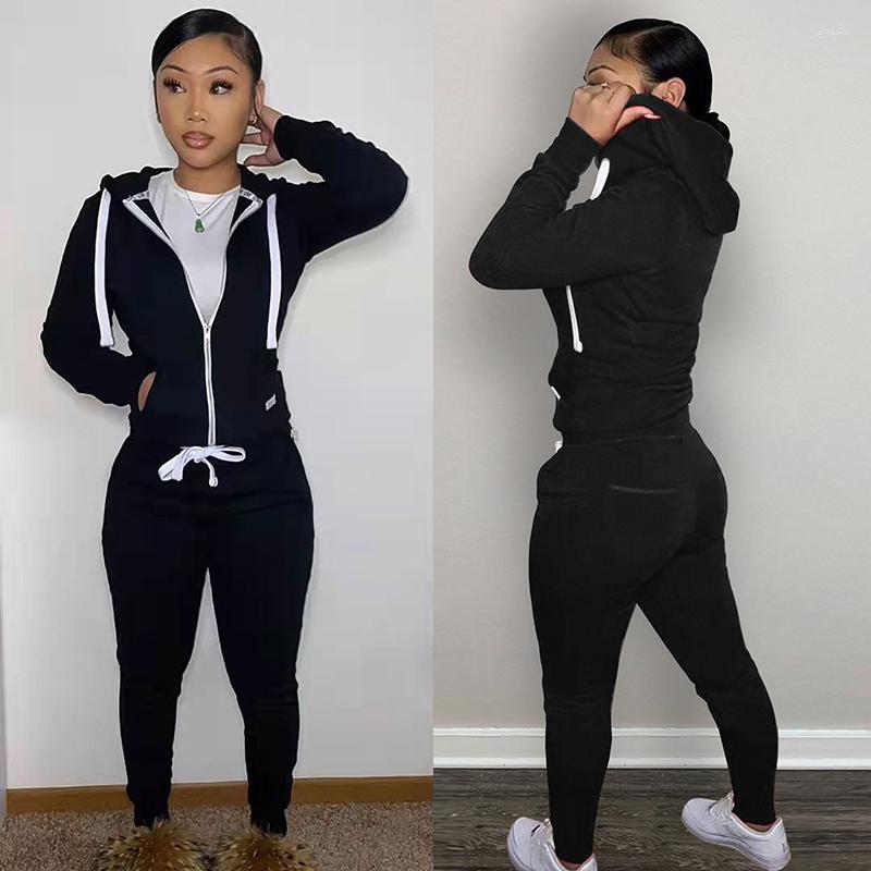 Women' Two Piece Pants Women Tracksuit Sweatshirt Set Clothing Sets Casual Zipper Long Sleeve Hoodies Trousers Suit Coat Winter 2022, Black
Women' Two Piece Pants Women Tracksuit Sweatshirt Set Clothing Sets Casual Zipper Long Sleeve Hoodies Trousers Suit Coat Winter 2022, Black