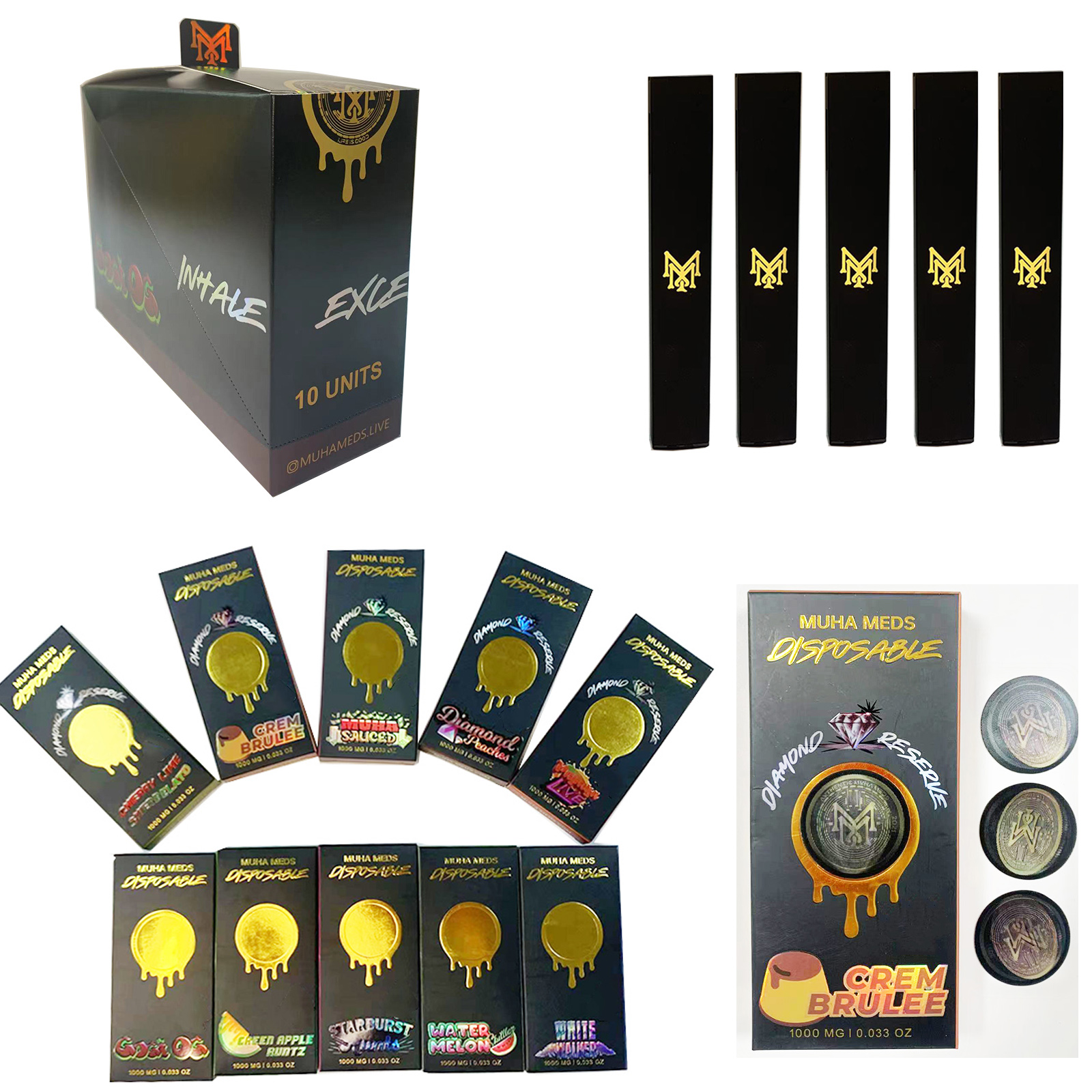 Popular Disposable E-cigarettes Empty MUHA MEDS Disposable pens 280mAh Rechargeable Battery 1.0ml Starter Kit Vapes Cartridges 
Popular Disposable E-cigarettes Empty MUHA MEDS Disposable pens 280mAh Rechargeable Battery 1.0ml Starter Kit Vapes Cartridges