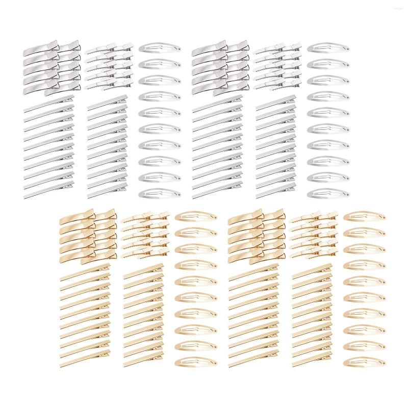 Hair Accessories 100 Pieces Metal Clip Kit 5 Size Barrettes Alligator Clips Snap DIY For Salon Craft Women Girls Styling, Silver
Hair Accessories 100 Pieces Metal Clip Kit 5 Size Barrettes Alligator Clips Snap DIY For Salon Craft Women Girls Styling, Silver