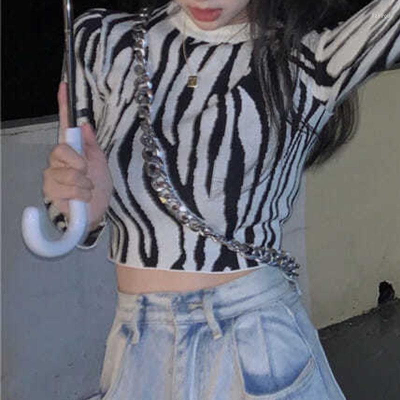 Women's Sweaters Lucyever Sexy Zebra Pattern Women's Sweater 2022 Spring Vintage O Neck Knit Crop Tops Woman Spliced Slim Fit For Ladies, Pink
Women's Sweaters Lucyever Sexy Zebra Pattern Women's Sweater 2022 Spring Vintage O Neck Knit Crop Tops Woman Spliced Slim Fit For Ladies, Pink