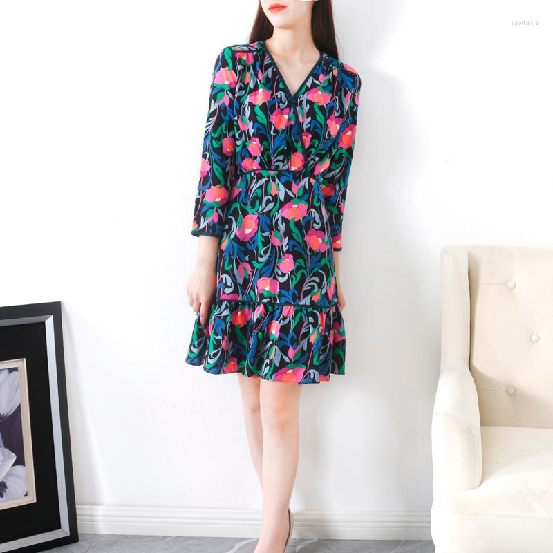 Casual Dresses Fashion Ladies Tulip Print Dress V-neck Long Sleeve Slimming Elegant Party Cocktail, Blue
Casual Dresses Fashion Ladies Tulip Print Dress V-neck Long Sleeve Slimming Elegant Party Cocktail, Blue