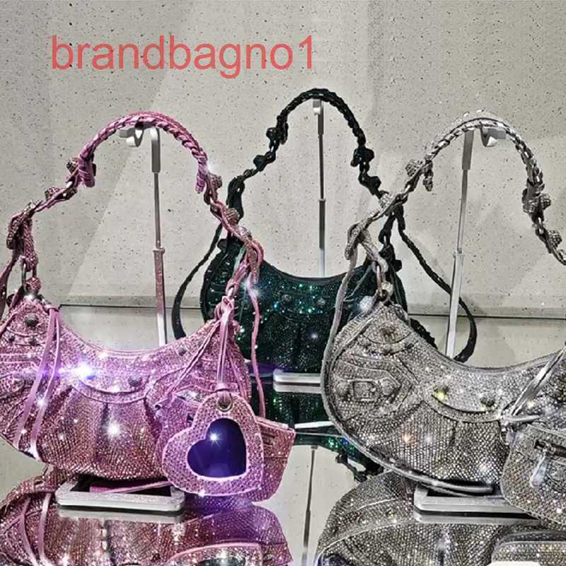 Designer Balencig Le Cagole Bags for Women Handbags outlet Cyber Red New Diamond Inlaid Locomotive Fashion Fla, Silver full diamond
Designer Balencig Le Cagole Bags for Women Handbags outlet Cyber Red New Diamond Inlaid Locomotive Fashion Fla, Silver full diamond