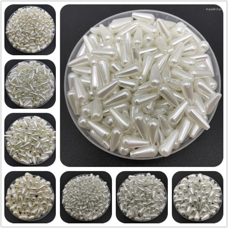 Beads White Ivory Water Drop Shape Imitation Pearls Spacer Loose DIY Jewelry Making Necklace Bracelet Earrings Accessories
Beads White Ivory Water Drop Shape Imitation Pearls Spacer Loose DIY Jewelry Making Necklace Bracelet Earrings Accessories