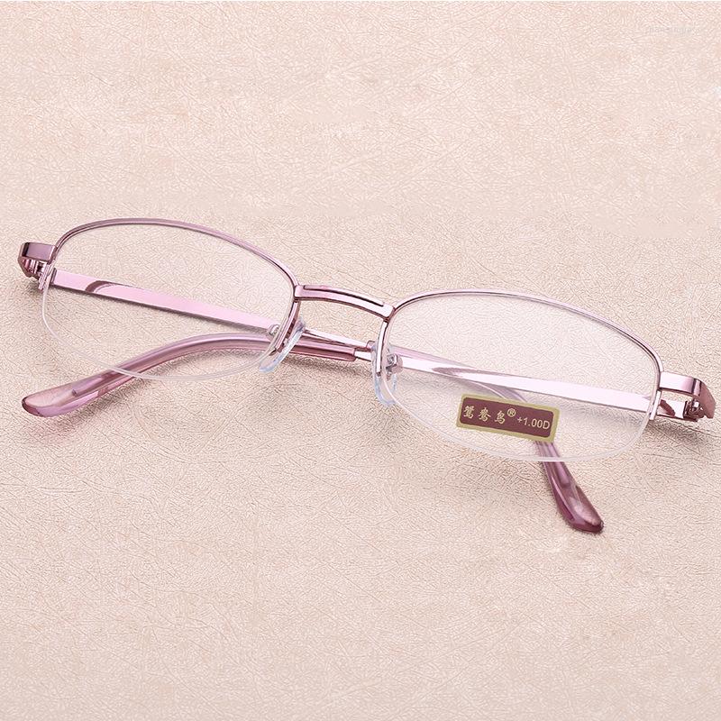 Sunglasses Women Oval Thin Frame Half Metal Alloy Anti-fatigue Reading Glasses High Quality Purple Presbyopic 1.0- 4.0
Sunglasses Women Oval Thin Frame Half Metal Alloy Anti-fatigue Reading Glasses High Quality Purple Presbyopic 1.0- 4.0