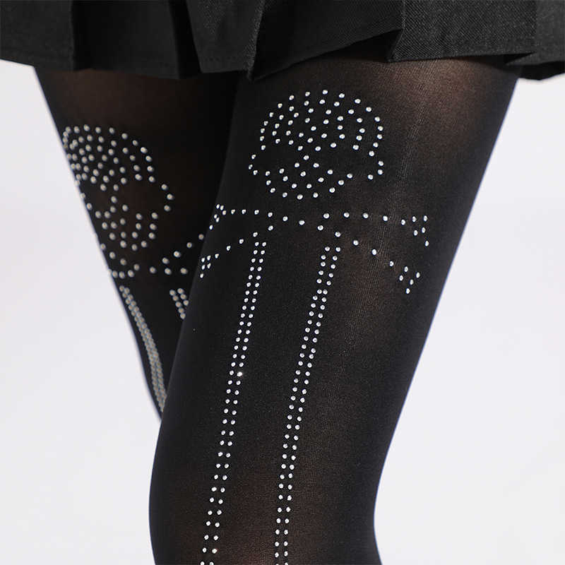 Socks Hosiery Sexy Fashion Trendy Diamond Tights Mesh Flash Skull Pattern Black Fishnet Stockings Women Gothic Dark Tights Pantyhose Letter T220930, Argyle
Socks Hosiery Sexy Fashion Trendy Diamond Tights Mesh Flash Skull Pattern Black Fishnet Stockings Women Gothic Dark Tights Pantyhose Letter T220930, Argyle