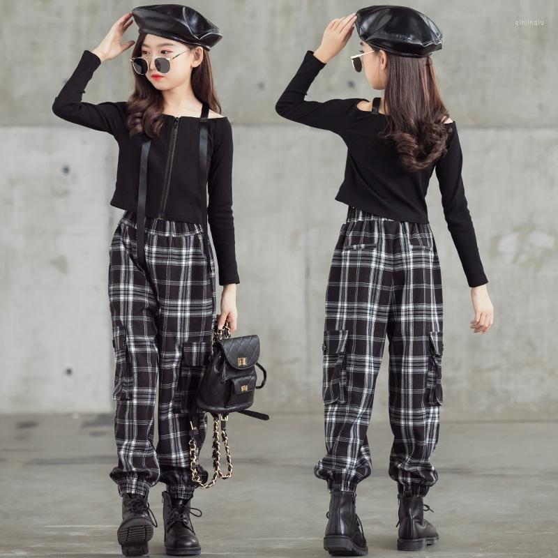Clothing Sets Kids Girls 2022 Long Sleeve T-shirts Plaid Pants Autumn Baby Girl Clothes Children Suit Teen 6 8 10 12 Years, Picture shown
Clothing Sets Kids Girls 2022 Long Sleeve T-shirts Plaid Pants Autumn Baby Girl Clothes Children Suit Teen 6 8 10 12 Years, Picture shown