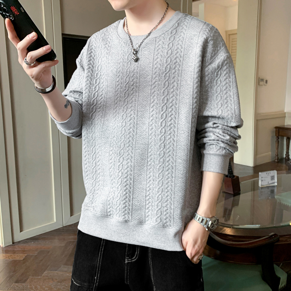 Casual Sweatshirt Men Autumn Winter Solid Color Men Crew Fashion Clothing Brand New Long Sleeves, White
Casual Sweatshirt Men Autumn Winter Solid Color Men Crew Fashion Clothing Brand New Long Sleeves, White