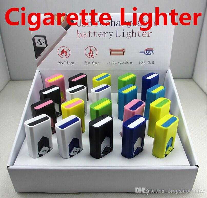 Cigarette Lighters USB Rechargeable Battery Electronic Cigarettes Lighter Windproof Flameless No Gas Fuel ABS Flame Retardant Plastic
Cigarette Lighters USB Rechargeable Battery Electronic Cigarettes Lighter Windproof Flameless No Gas Fuel ABS Flame Retardant Plastic
