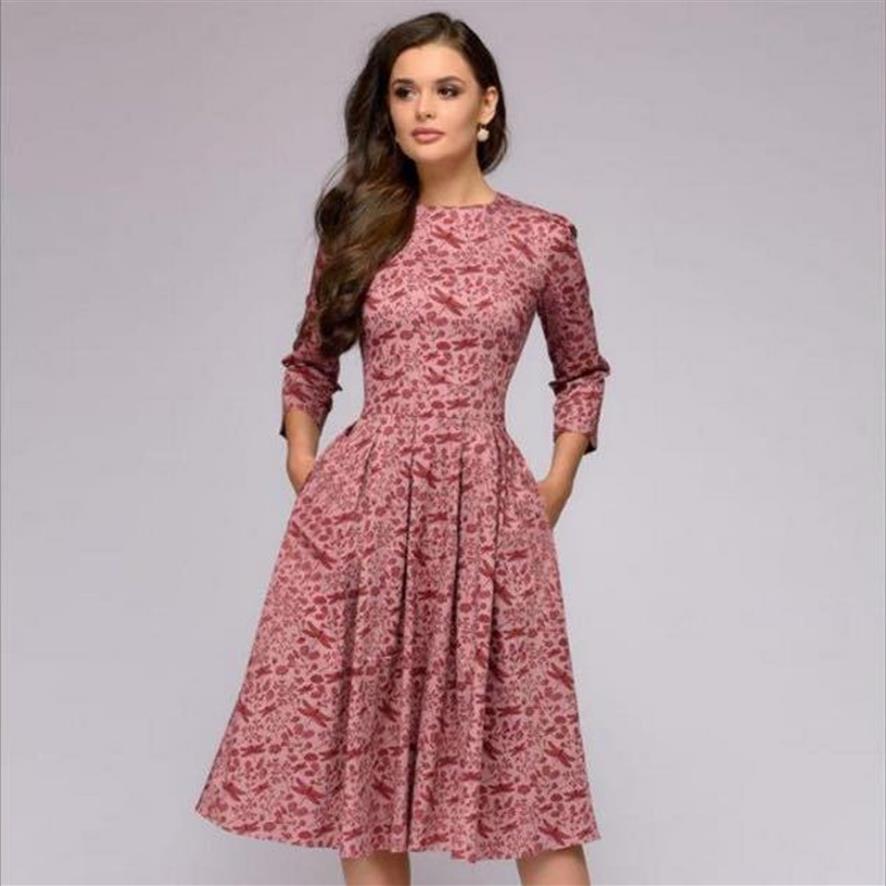 Women Elegent A-line Dress Vintage printing party vestidos Three Quarter Sleeve women Spring DressNo Pockets -3XL YNL0146279a, White
Women Elegent A-line Dress Vintage printing party vestidos Three Quarter Sleeve women Spring DressNo Pockets -3XL YNL0146279a, White