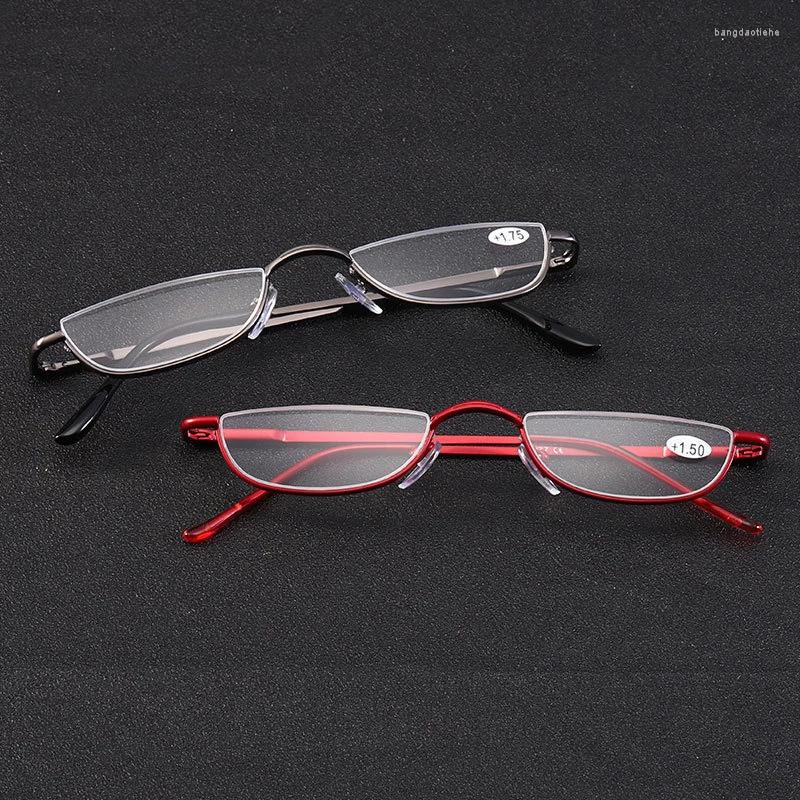 

Sunglasses Sighttoo Half Rim Women Reading Glasses Eyeglasses Ultralight Clear Presbyopic Portable Gift Frame For Men 2