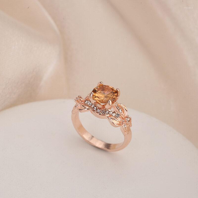 Wedding Rings Seusuk Fashion Luxury Champagne Zircon Stone Rose Gold Color For Women Girl Elegant Engagement Jewelry
Wedding Rings Seusuk Fashion Luxury Champagne Zircon Stone Rose Gold Color For Women Girl Elegant Engagement Jewelry